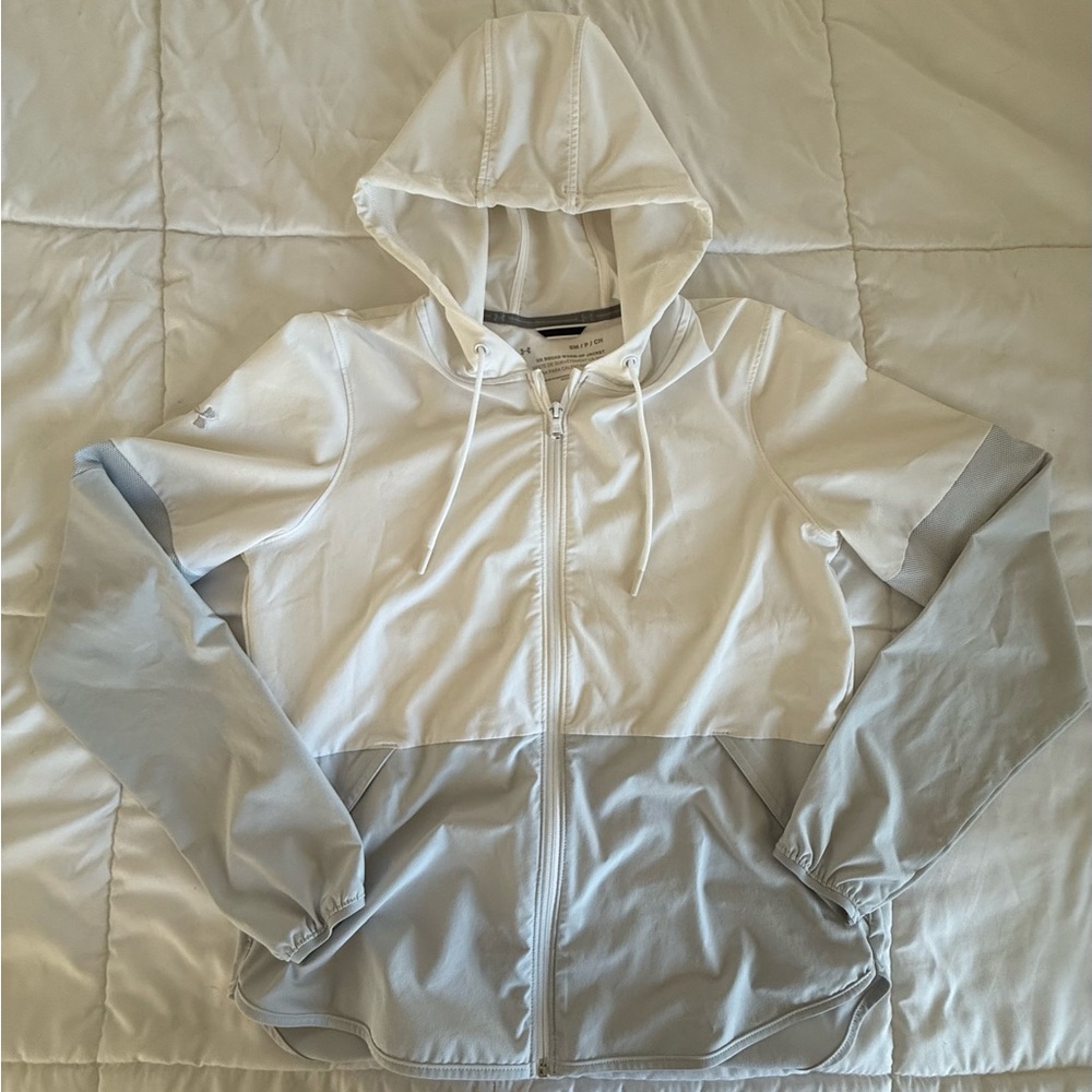 Under Armour Women's White and Gray Utility Jacket